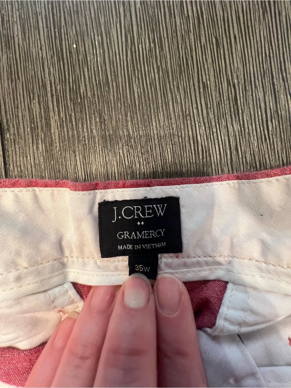 J. Crew Coral Red Linen-Blend Bermuda Shorts